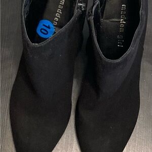 Madden Girl Sleek Black Booties